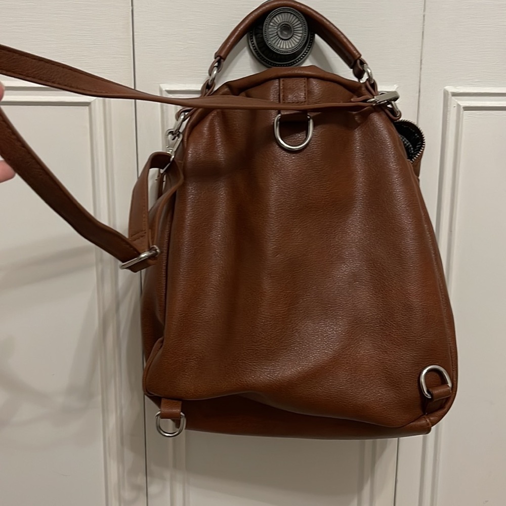 Brown Purse Backpack - image 5